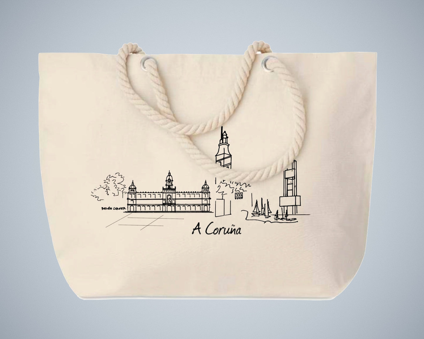 Bolsa lona A Coruña