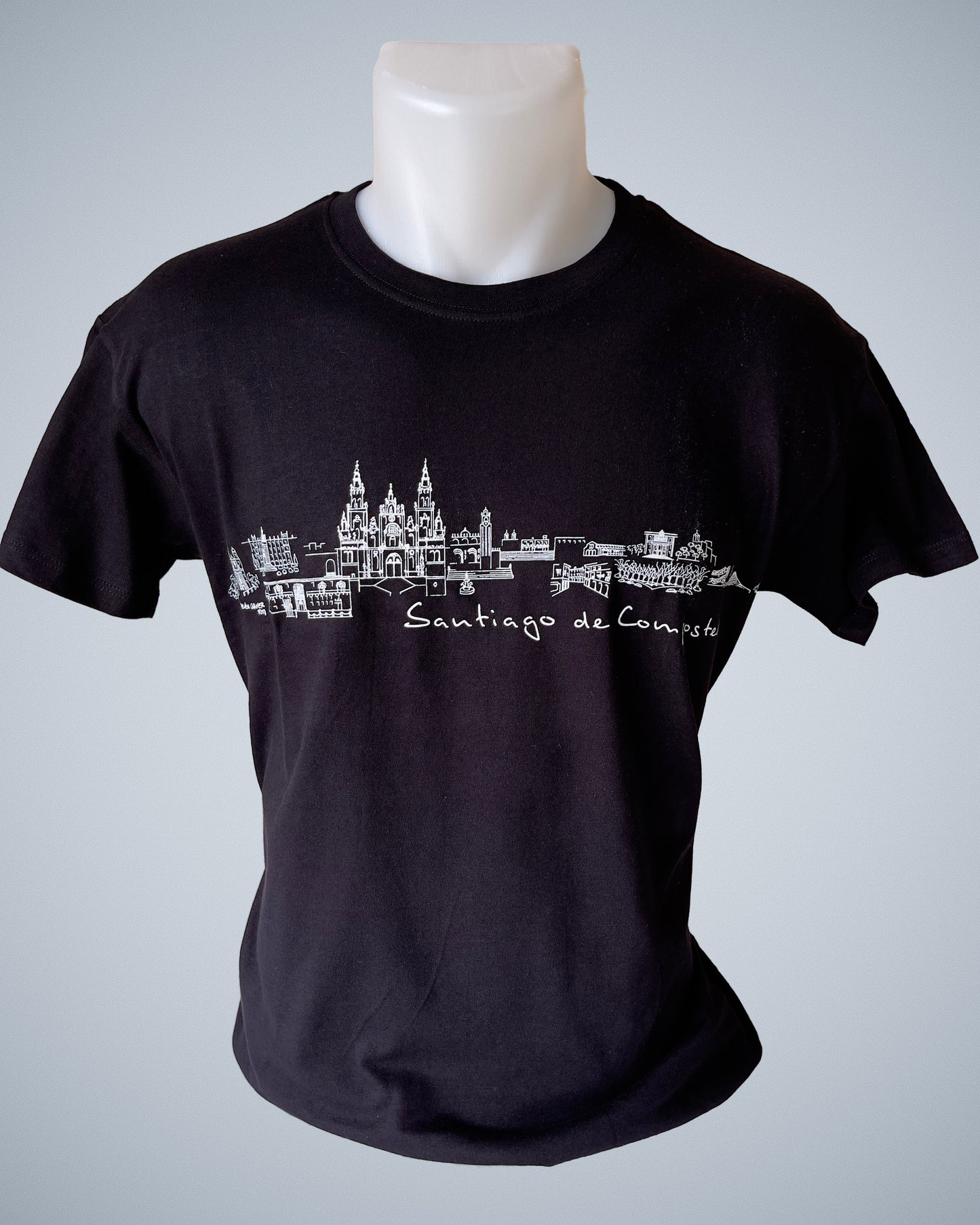 Camiseta skyline Santiago de Compostela