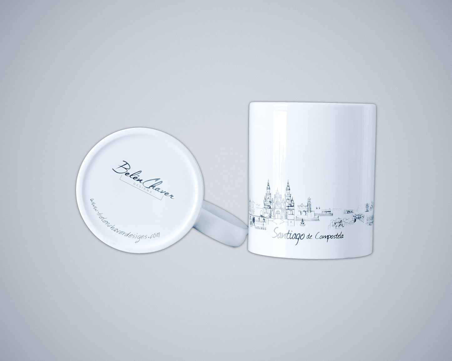 Taza modelo Santiago de Compostela